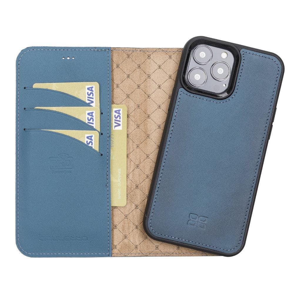 Magic iPhone 13 Series Detachable Leather Wallet Cases - MW