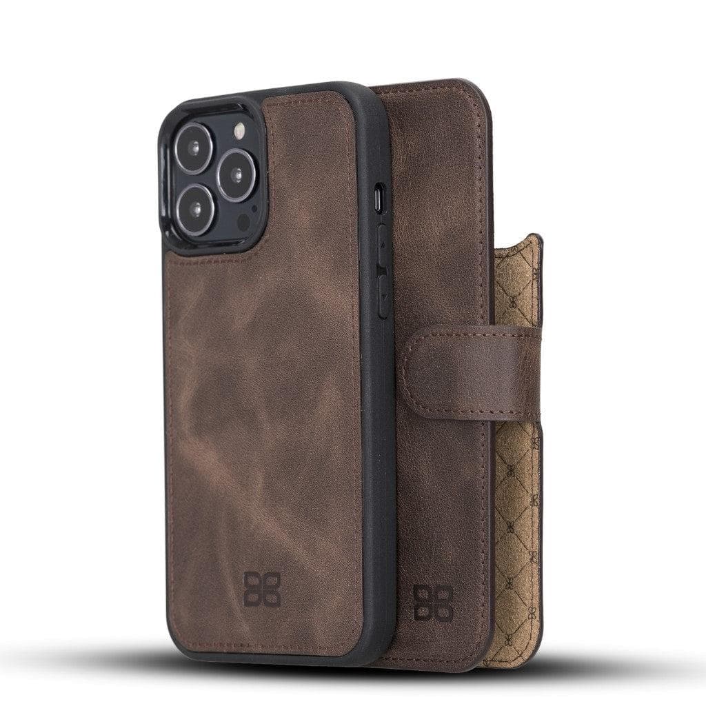 Magic iPhone 13 Series Detachable Leather Wallet Cases - MW