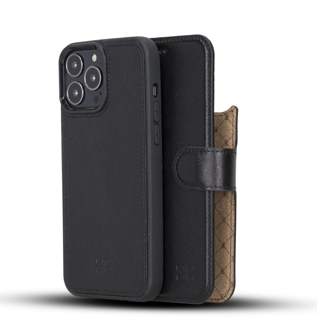 Magic iPhone 13 Series Detachable Leather Wallet Cases - MW