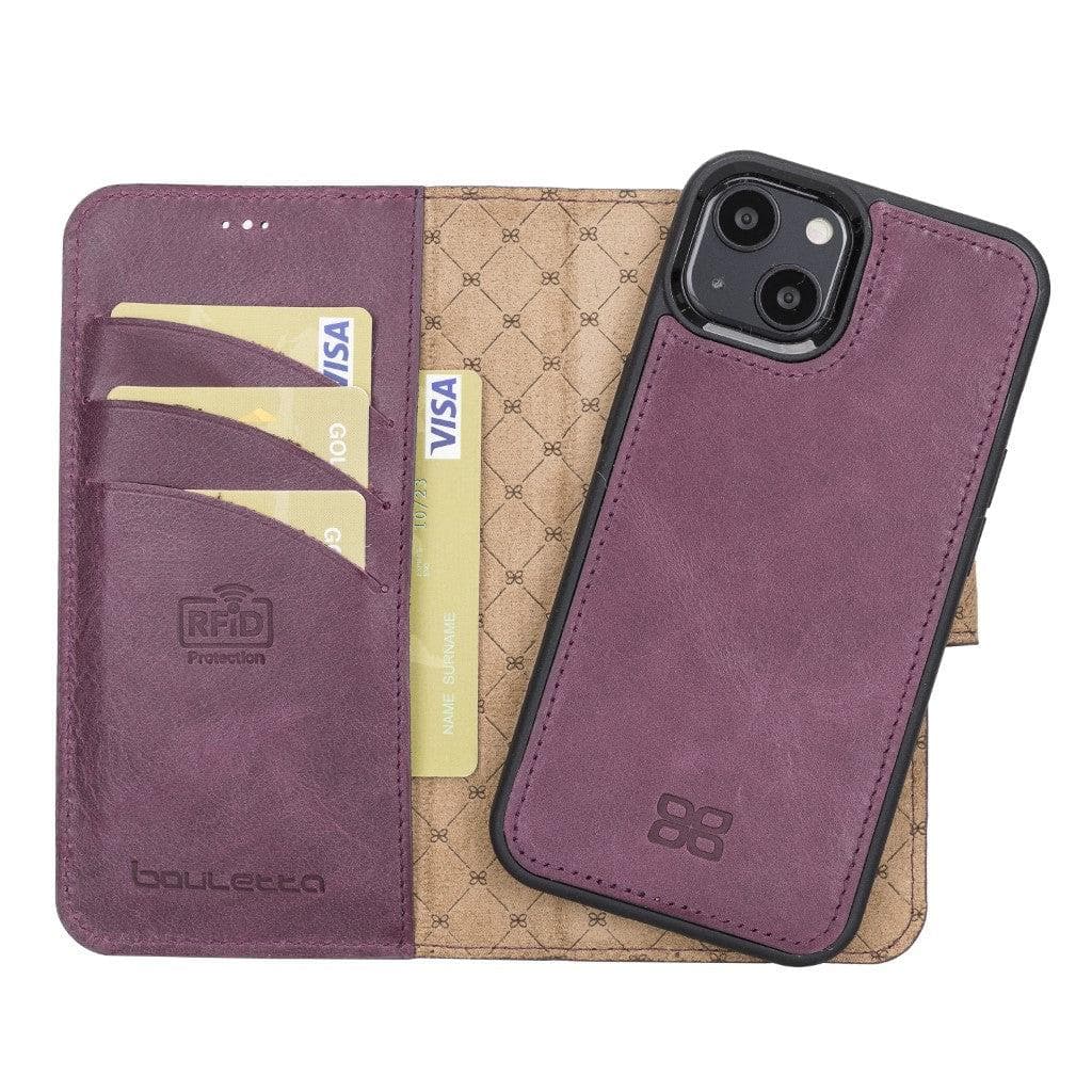 Magic iPhone 13 Series Detachable Leather Wallet Cases - MW