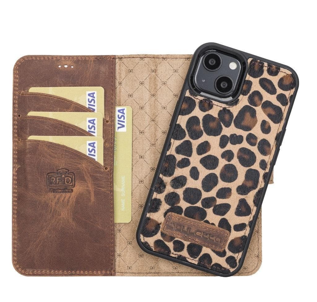 Magic iPhone 13 Series Detachable Leather Wallet Cases - MW