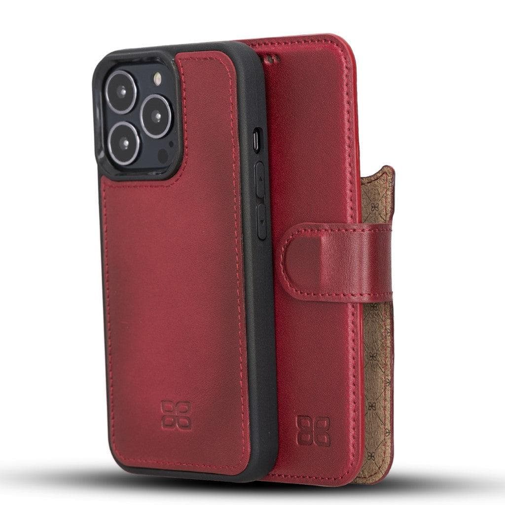 Magic iPhone 13 Series Detachable Leather Wallet Cases - MW