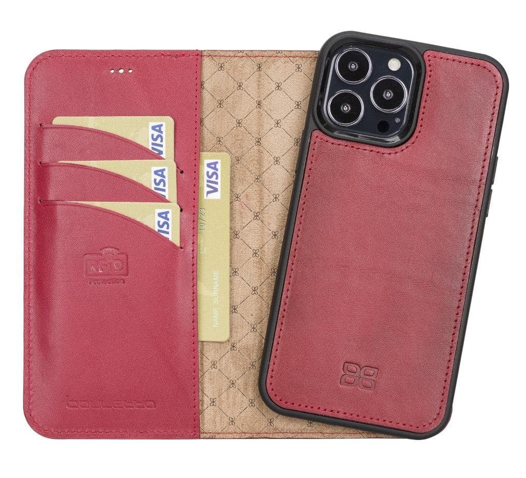 Magic iPhone 13 Series Detachable Leather Wallet Cases - MW