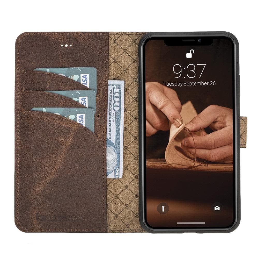 Magic iPhone X Series Detachable Genuine Leather Case / MW