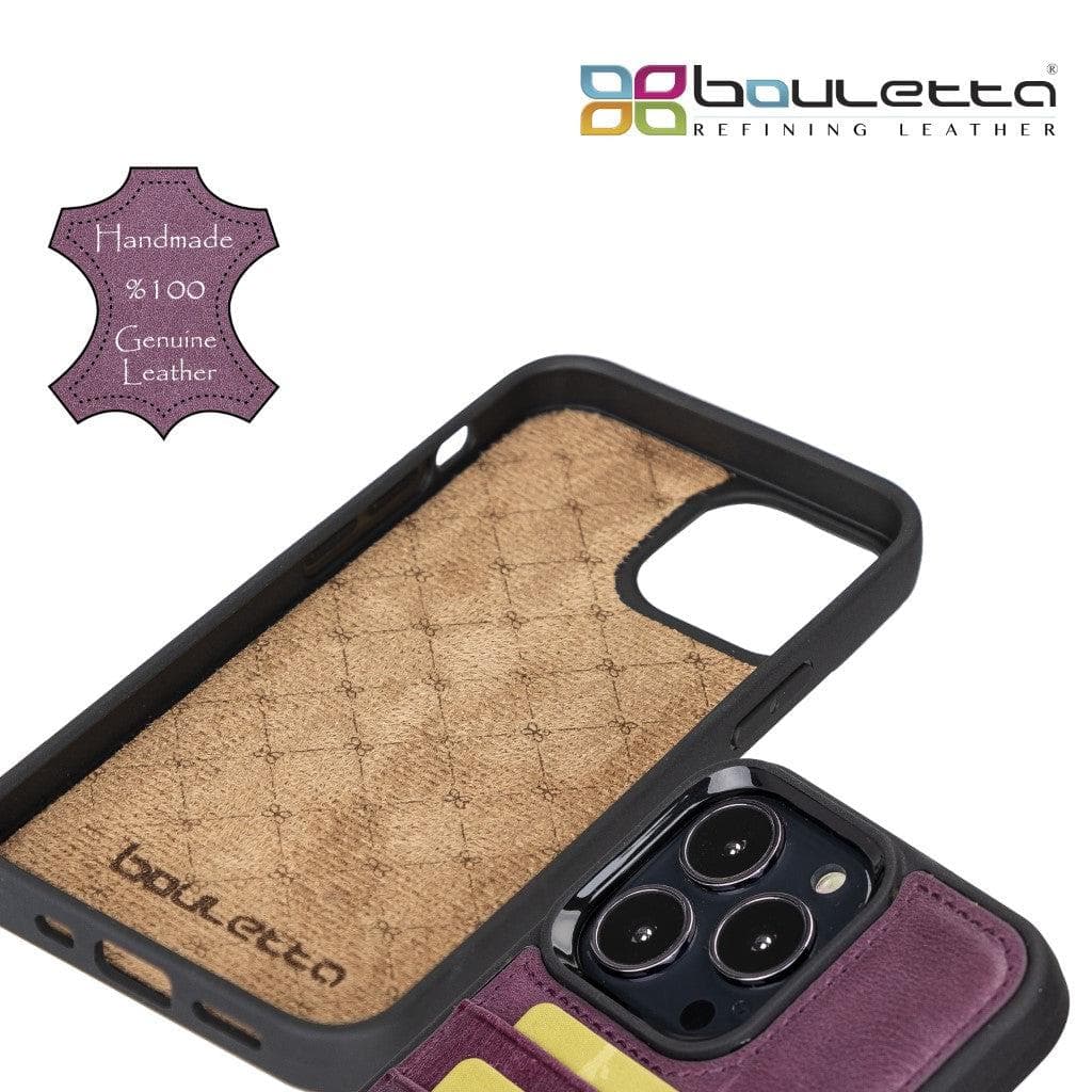 Flex Cover Card Holder iPhone 13 Series Genuine Leather Back Cover