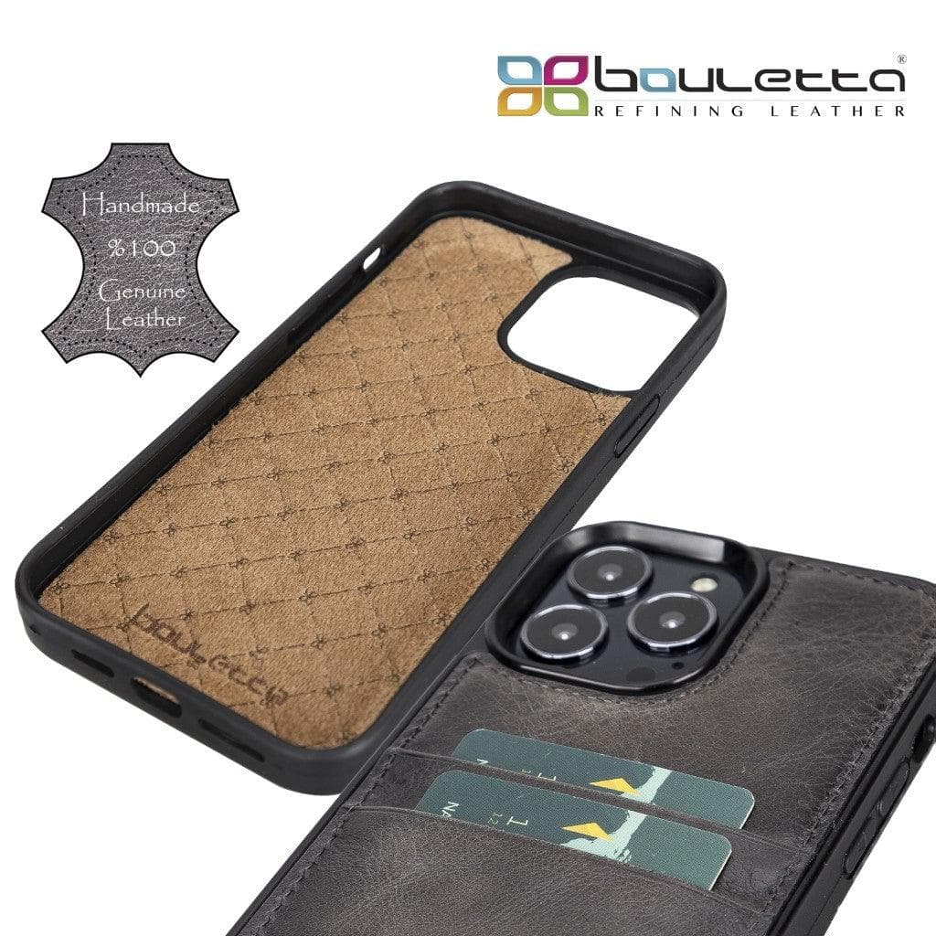 Flex Cover Card Holder iPhone 13 Series Genuine Leather Back Cover