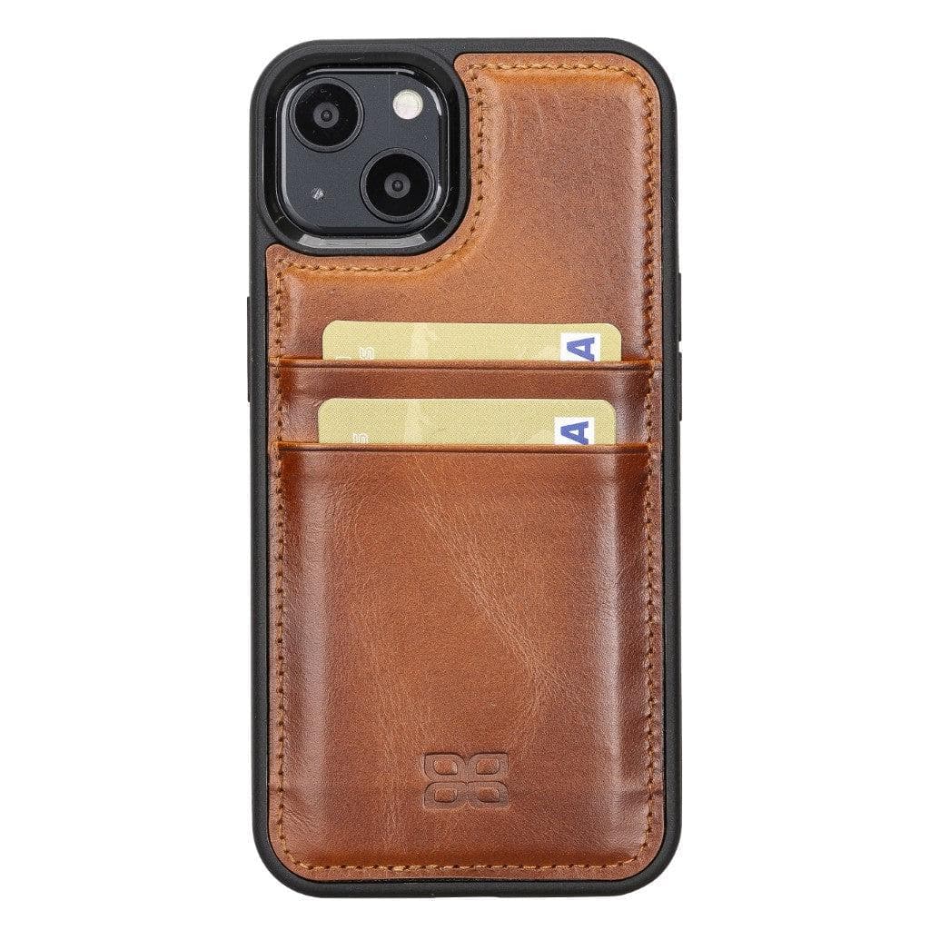 Flex Cover Card Holder iPhone 13 Series Genuine Leather Back Cover