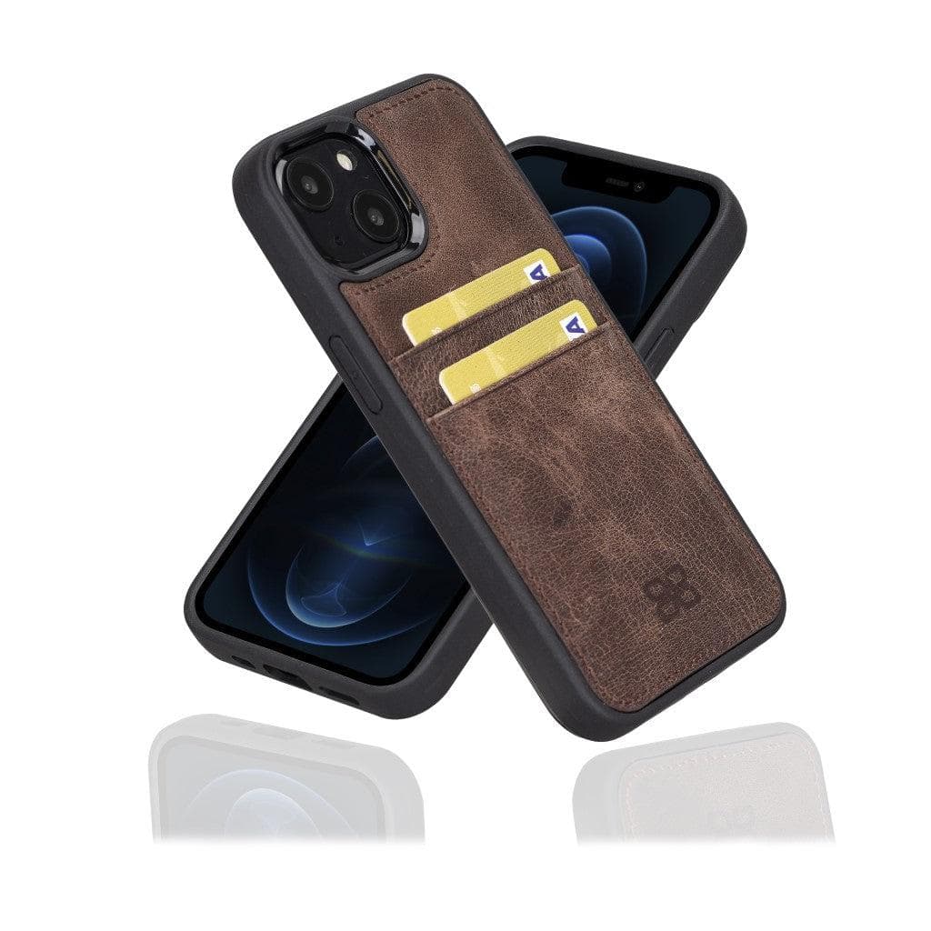 Flex Cover Card Holder iPhone 13 Series Genuine Leather Back Cover