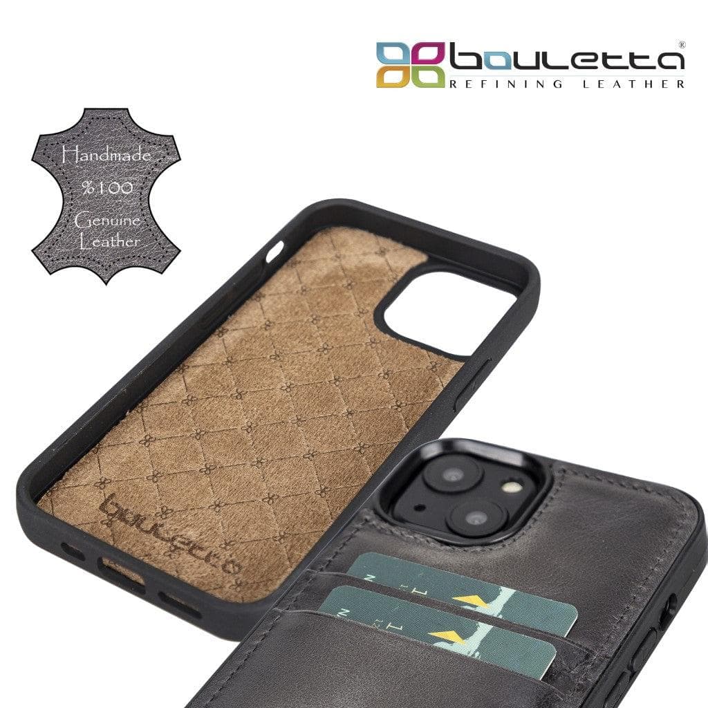 Flex Cover Card Holder iPhone 13 Series Genuine Leather Back Cover