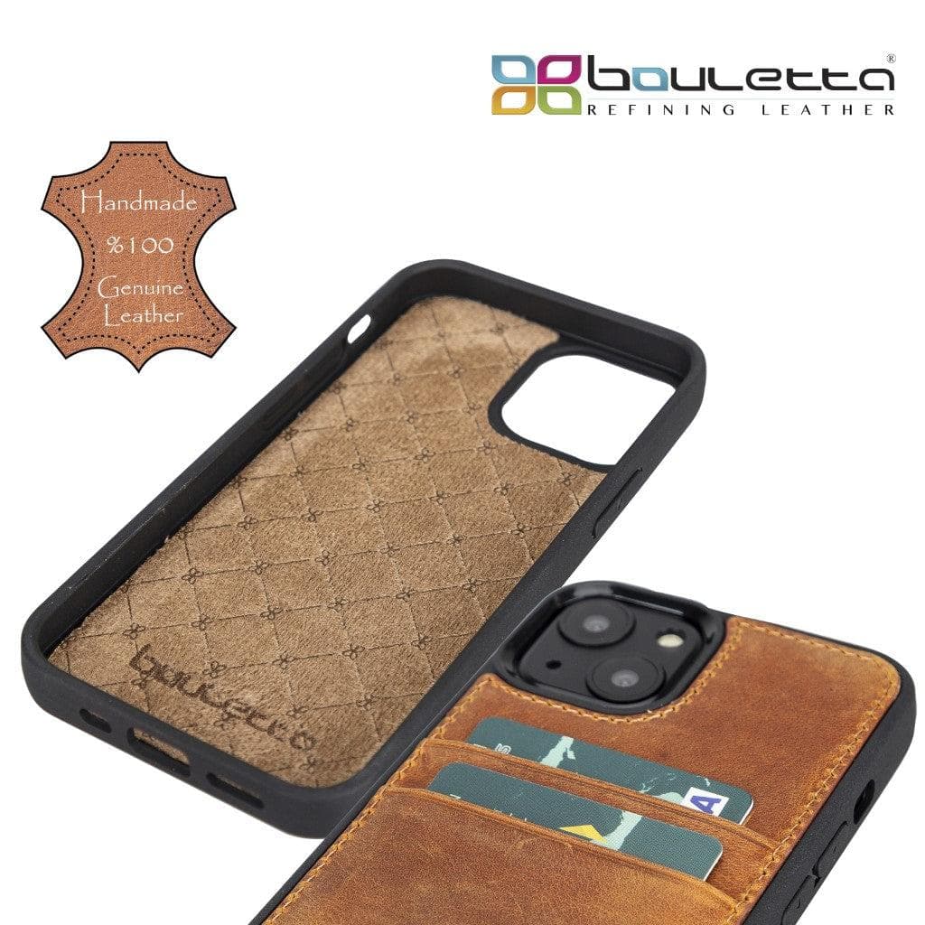 Flex Cover Card Holder iPhone 13 Series Genuine Leather Back Cover