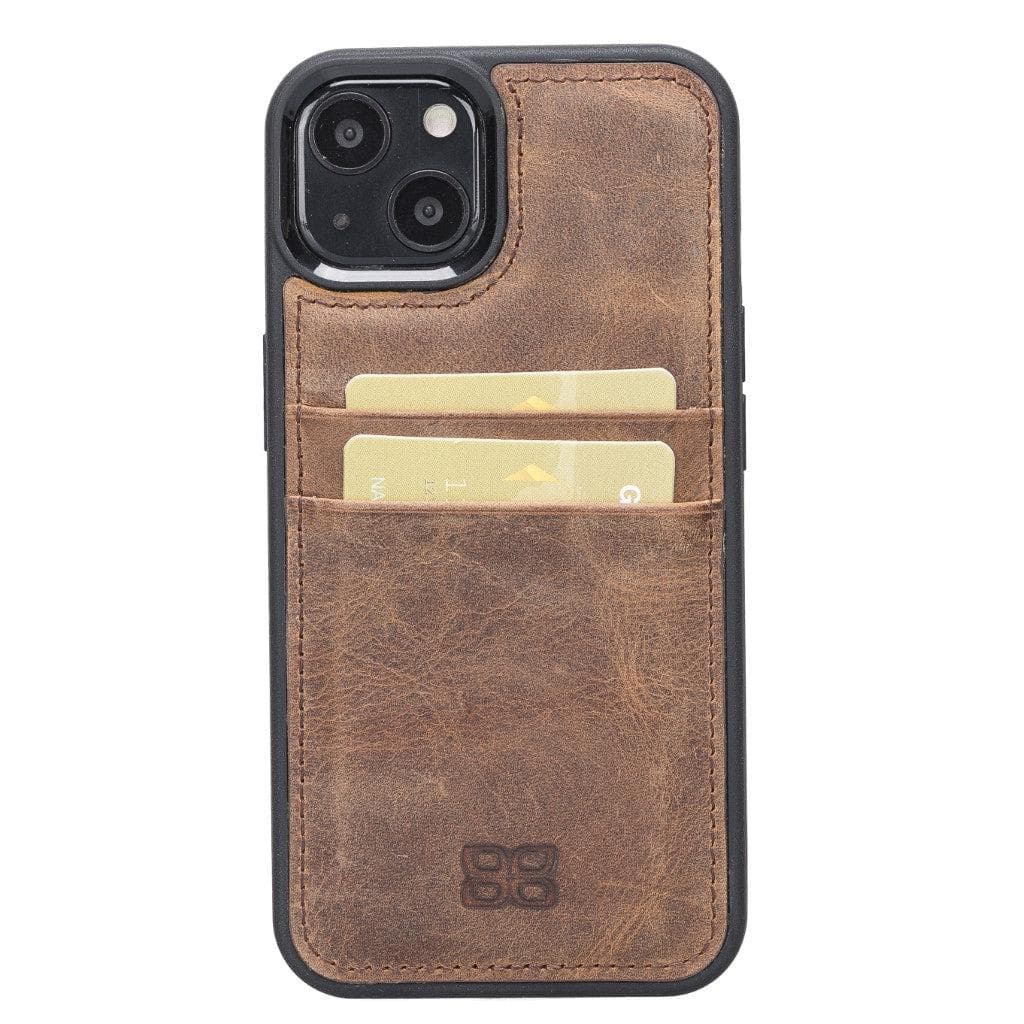 Flex Cover Card Holder iPhone 13 Series Genuine Leather Back Cover