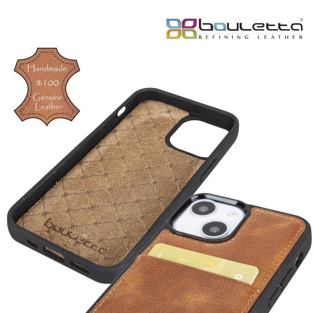 Flex Cover Card Holder iPhone 13 Series Genuine Leather Back Cover