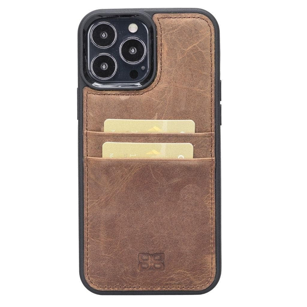 Flex Cover Card Holder iPhone 13 Series Genuine Leather Back Cover