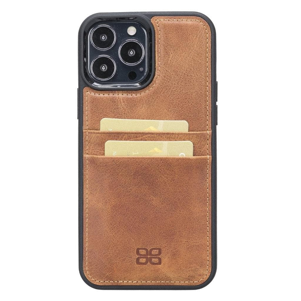 Flex Cover Card Holder iPhone 13 Series Genuine Leather Back Cover