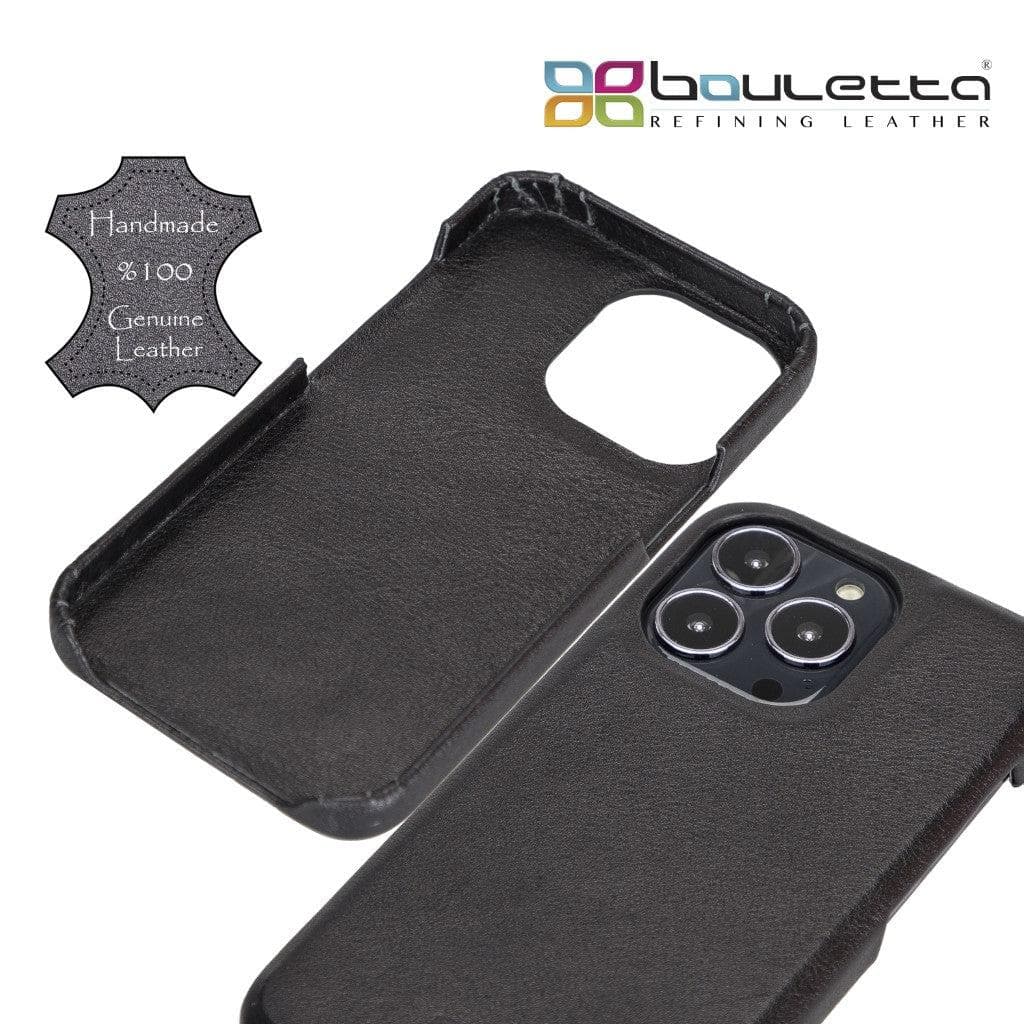 F360 iPhone 13 Series Full Genuine Leather Back Cover