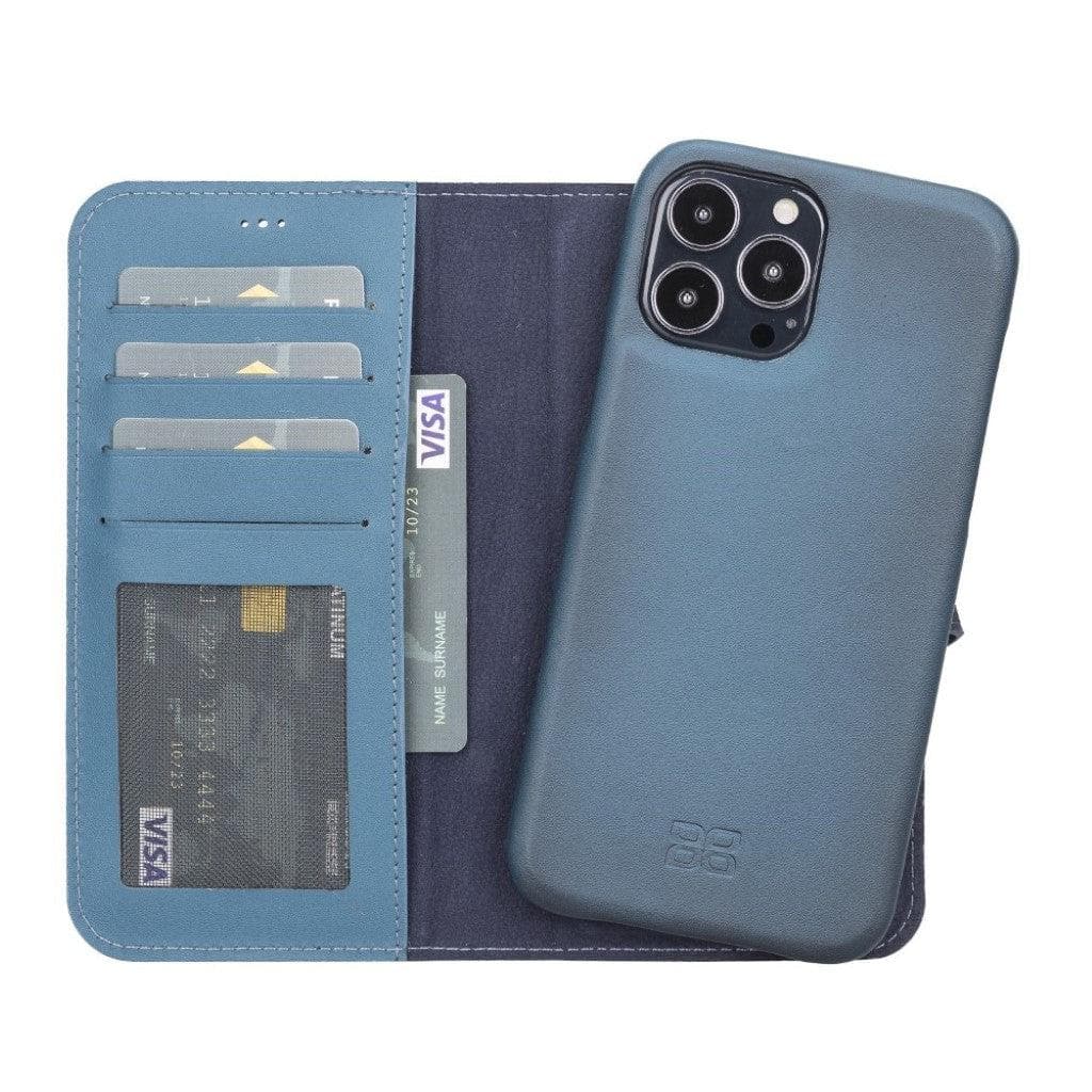 F360 Magic Wallet iPhone 13 Series Genuine Leather Detachable Wallet Case