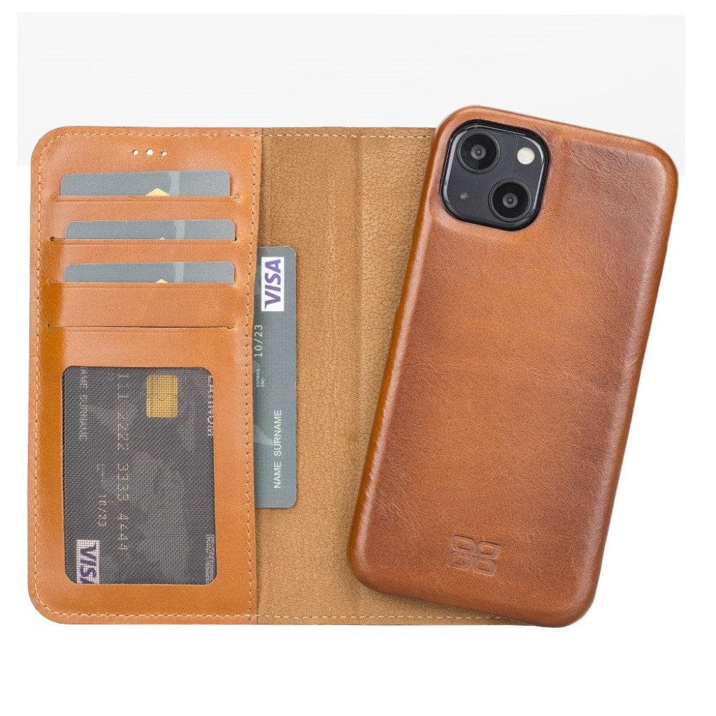 F360 Magic Wallet iPhone 13 Series Genuine Leather Detachable Wallet Case