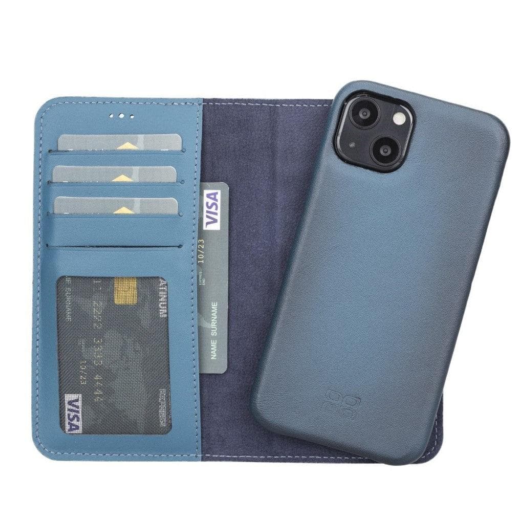 F360 Magic Wallet iPhone 13 Series Genuine Leather Detachable Wallet Case