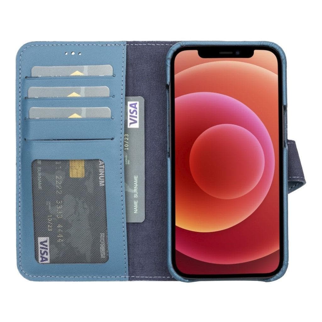 F360 Magic Wallet iPhone 13 Series Genuine Leather Detachable Wallet Case