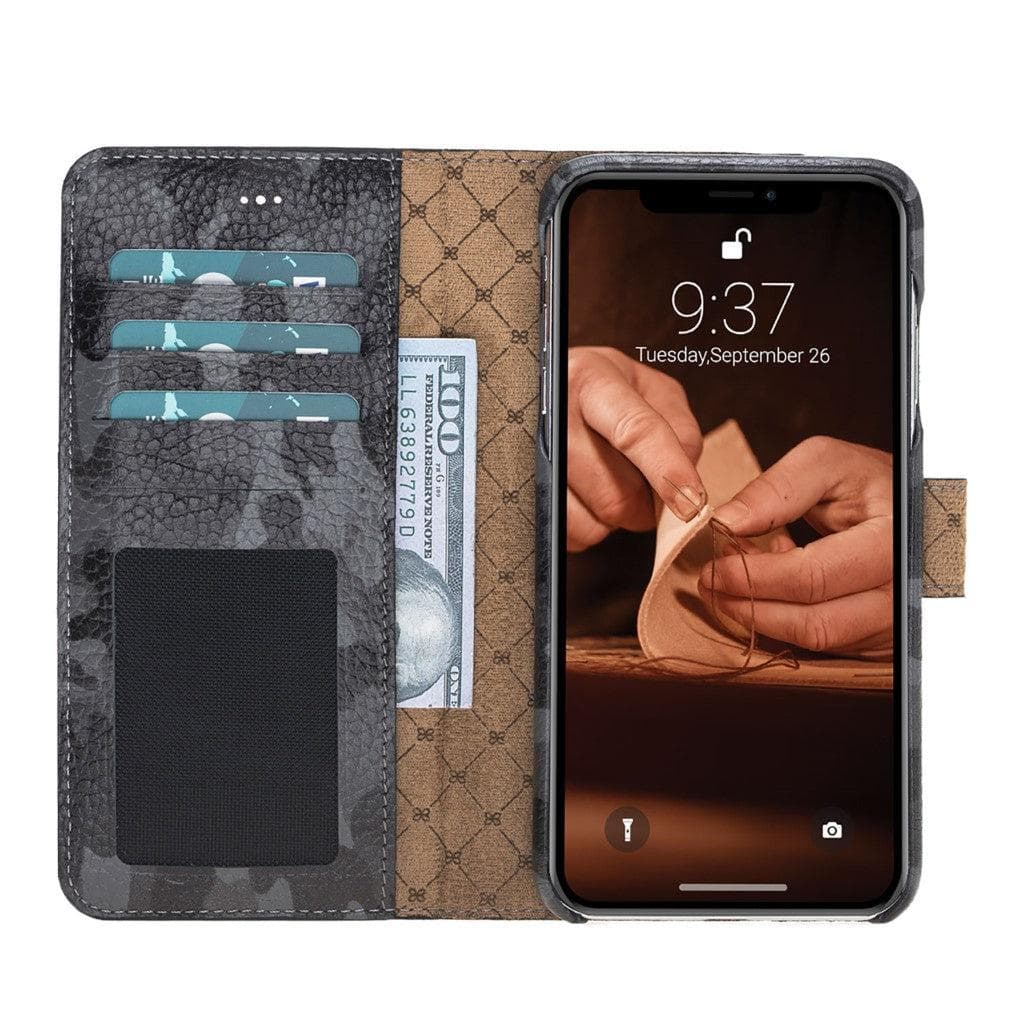 F360 Magic Wallet iPhone X Series Genuine Leather Detachable Wallet Case - F360MW