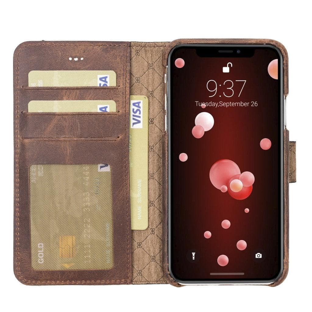 F360 Magic Wallet iPhone X Series Genuine Leather Detachable Wallet Case - F360MW