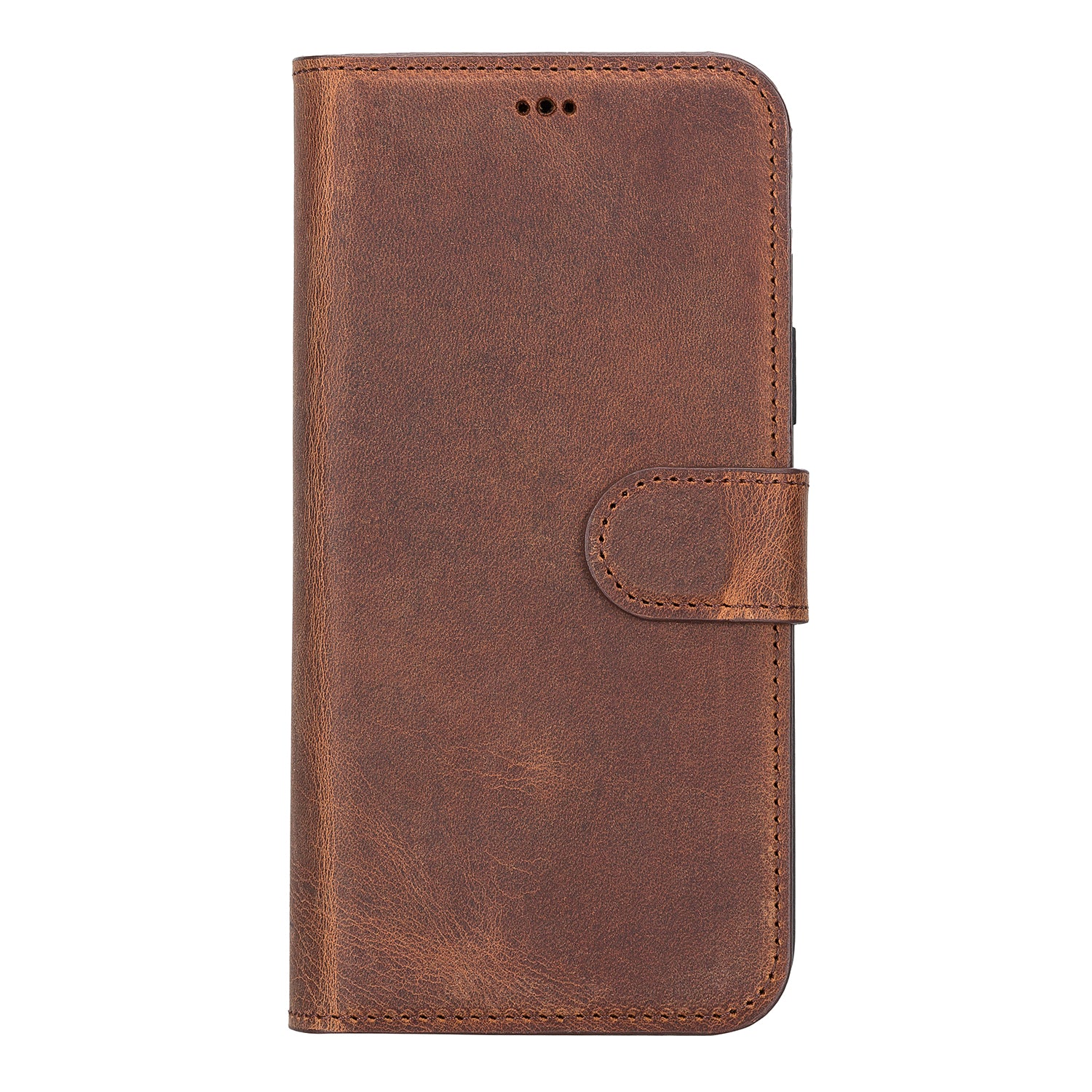 Liluri iPhone 14 Series Magnetic Detachable Genuine Leather Wallet Case