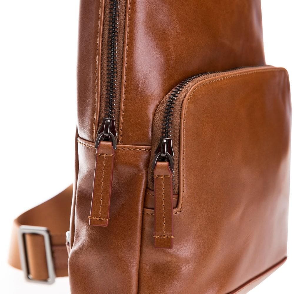 Priene Crossbody Style Genuine Leather Bag for Women and Men