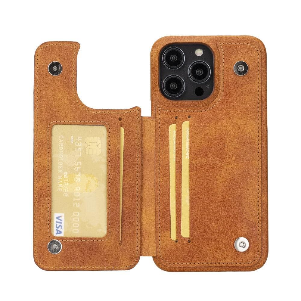 Ultimate Book iPhone 14 Series Genuine Leather Wallet