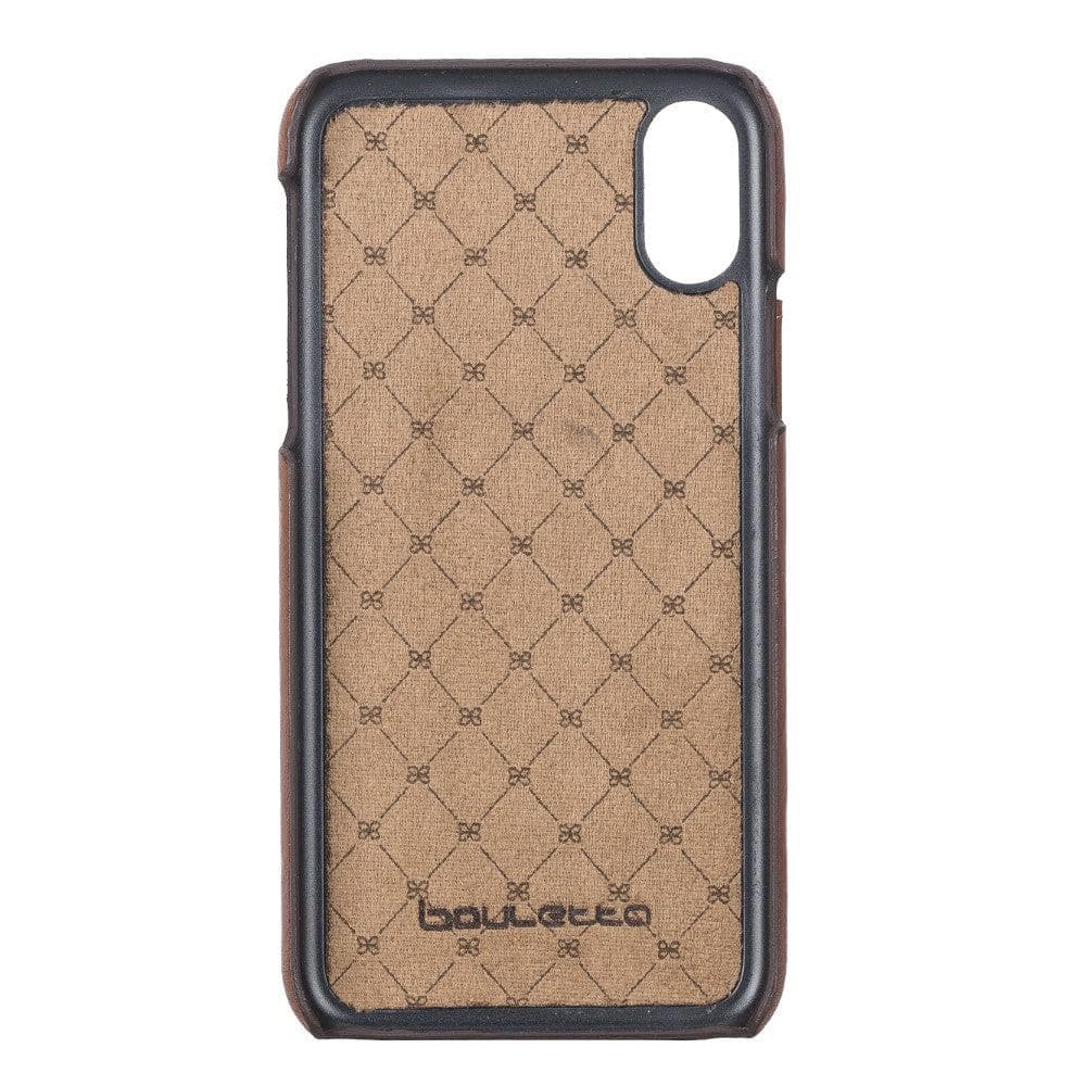 Ultimate Holder Genuine Leather Back Cover for iPhone X Series