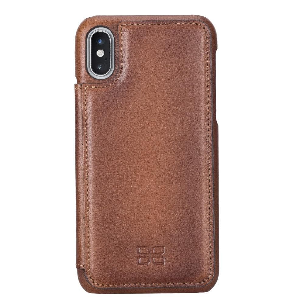 Ultimate Holder Genuine Leather Back Cover for iPhone X Series