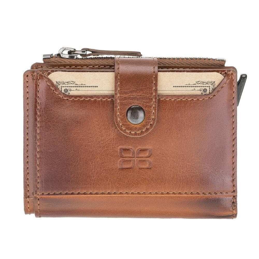 Leather Zip Mechanical Card Holder