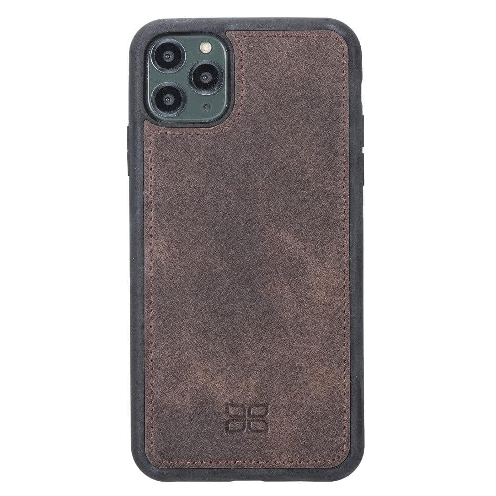 Magic iPhone 11 Series Detachable Genuine Leather Wallet Case - MW