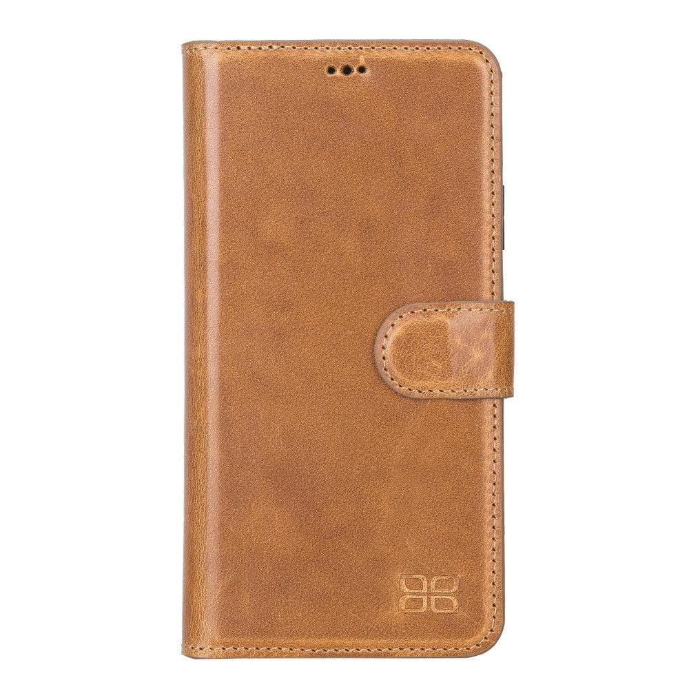 Magic iPhone 11 Series Detachable Genuine Leather Wallet Case - MW