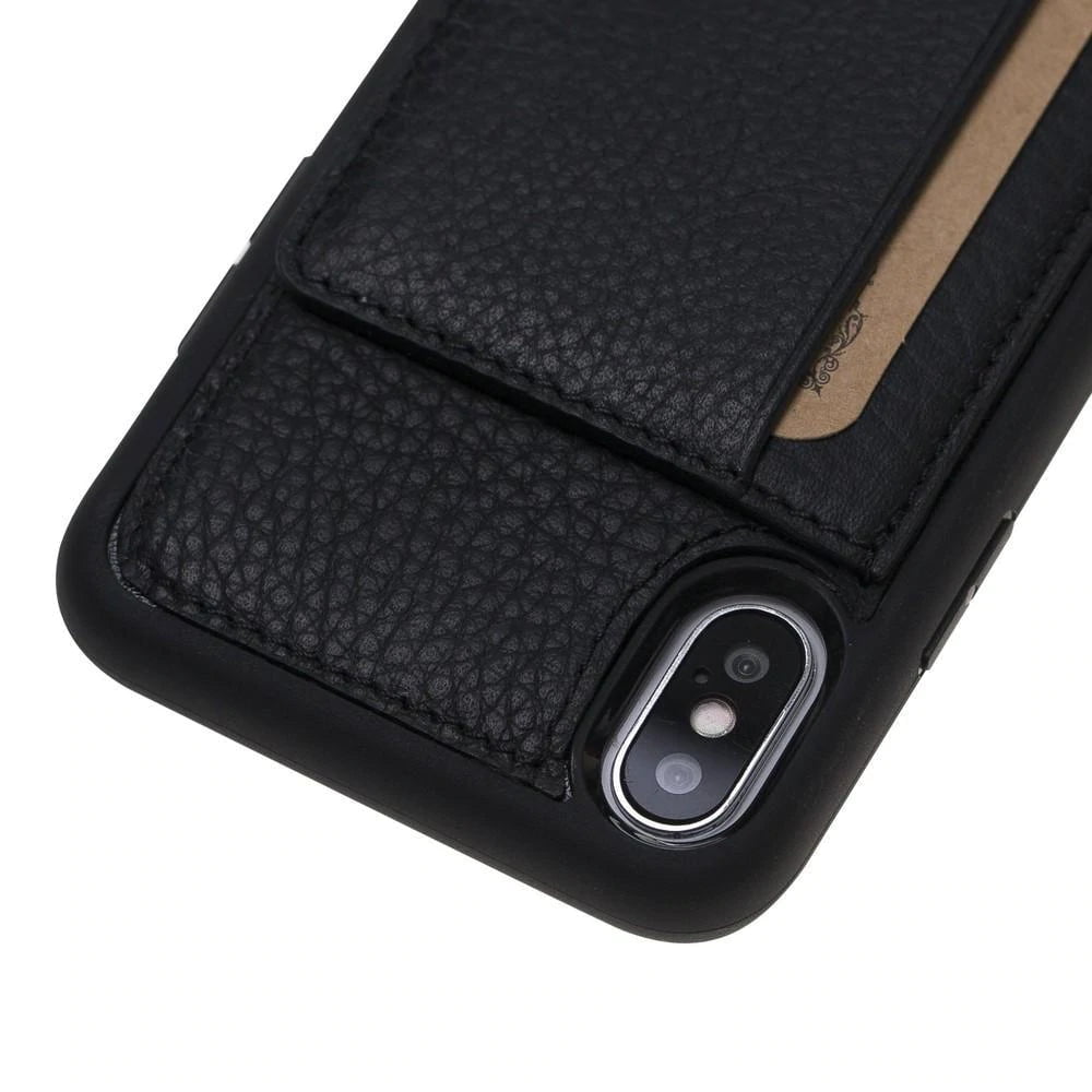 Flex Stand iPhone X Genuine Leather Case - FXS