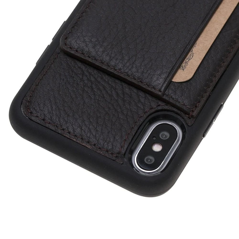 Flex Stand iPhone X Genuine Leather Case - FXS