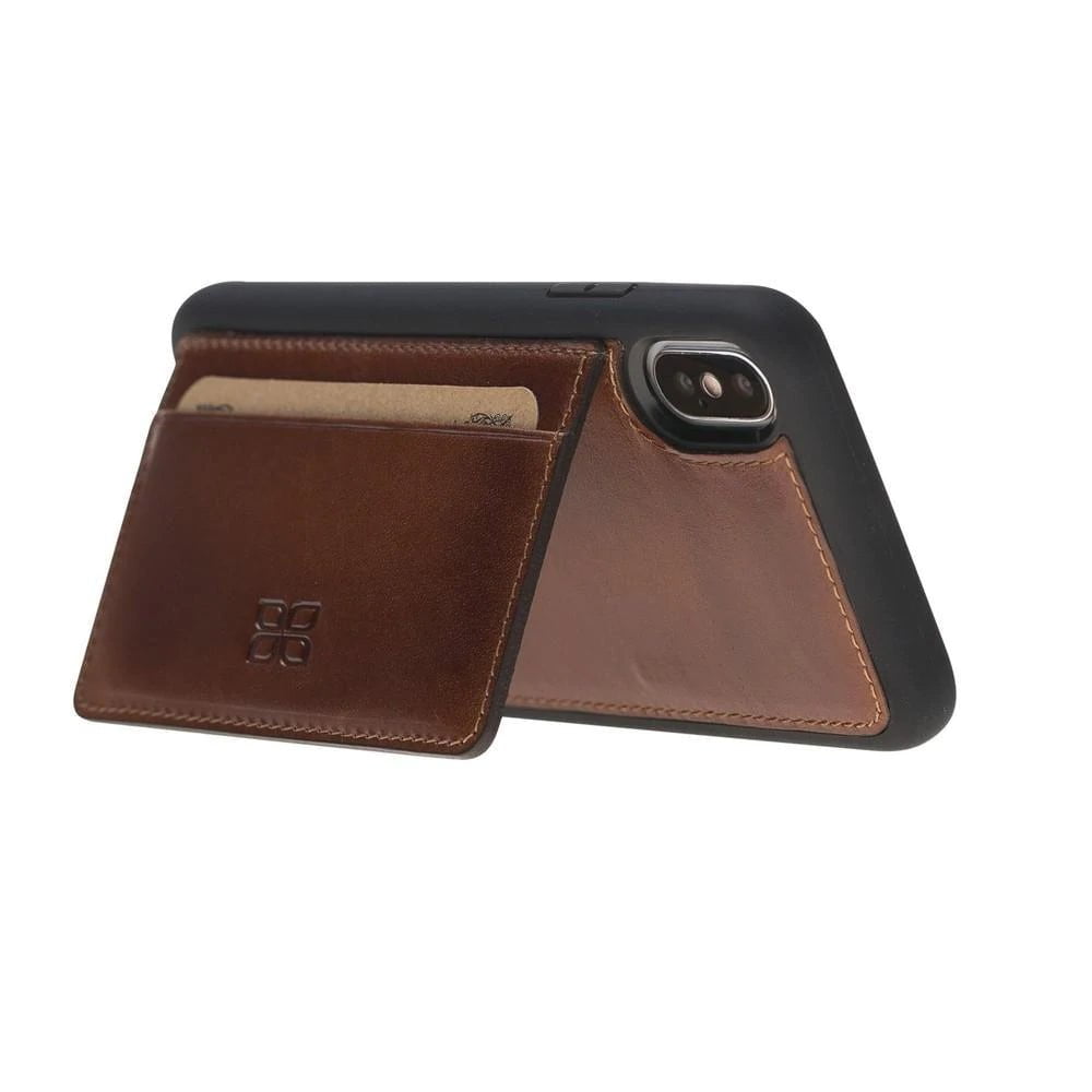 Flex Stand iPhone X Genuine Leather Case - FXS