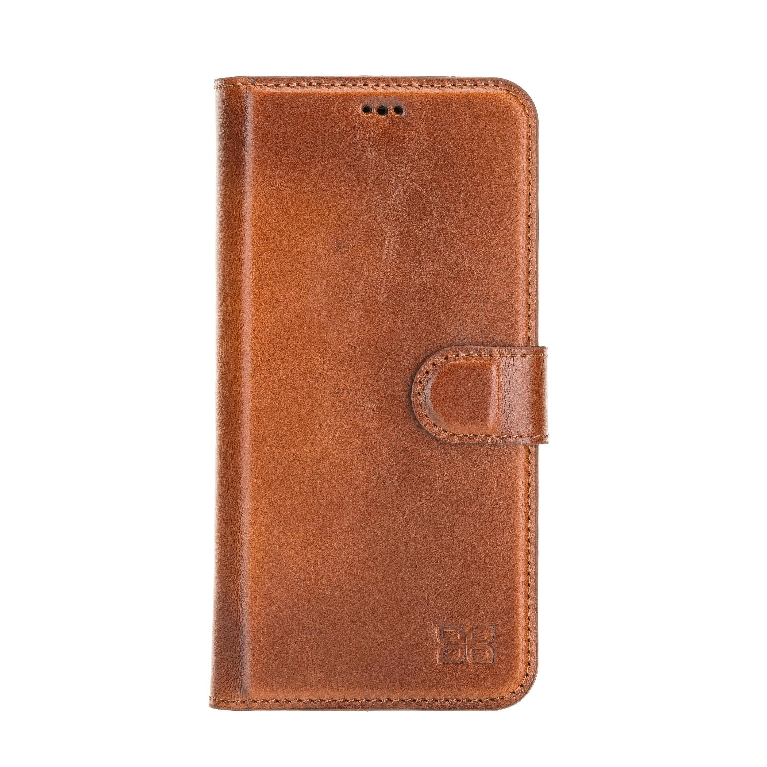 Magic iPhone 12 Series Detachable Leather Wallet Cases - MW