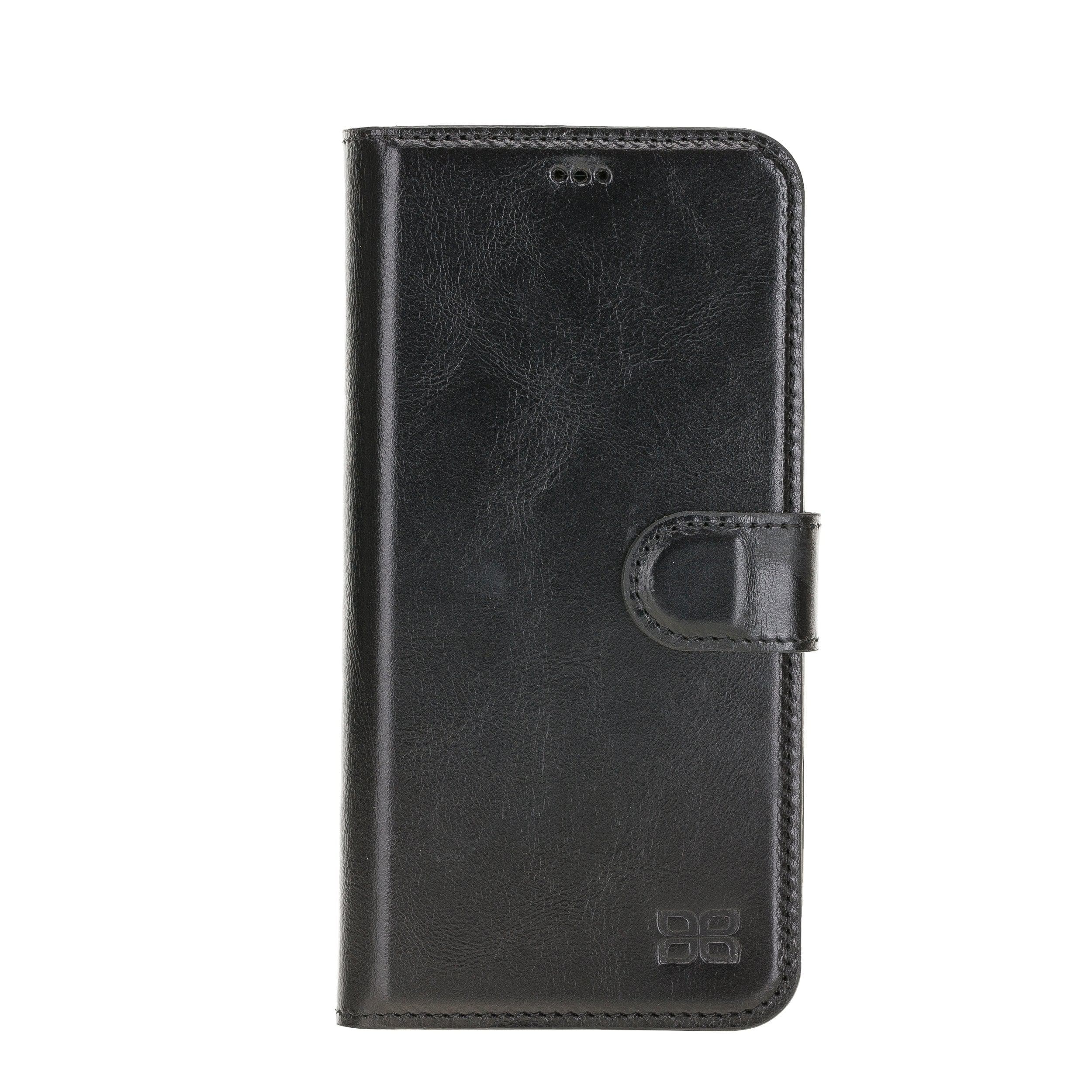 Magic iPhone 12 Series Detachable Leather Wallet Cases - MW