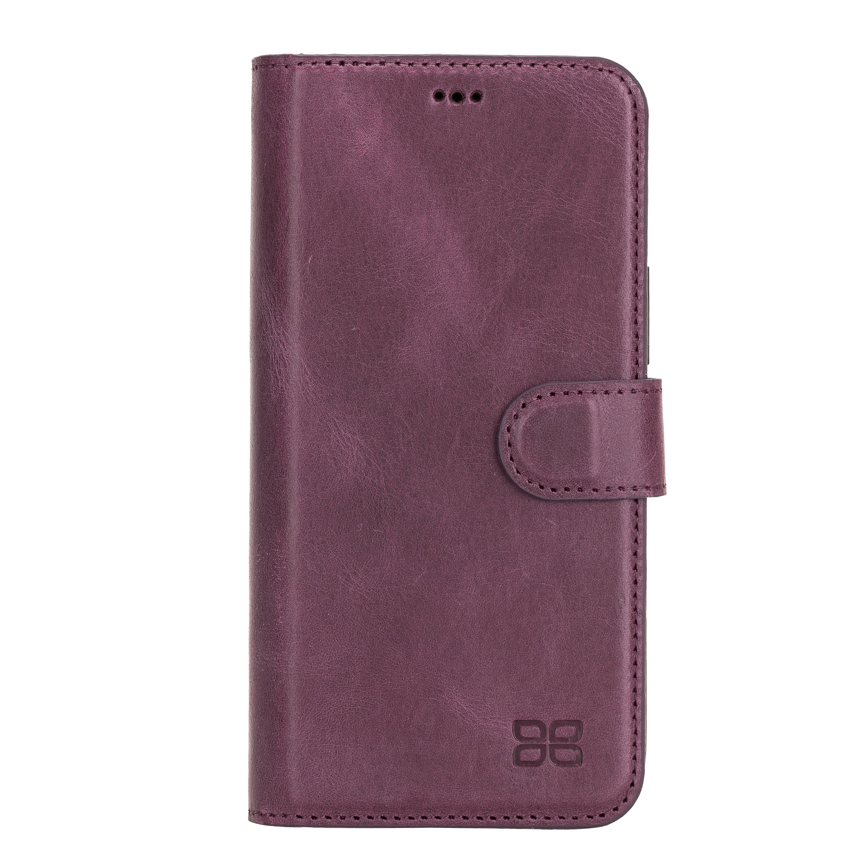 Magic iPhone 12 Series Detachable Leather Wallet Cases - MW