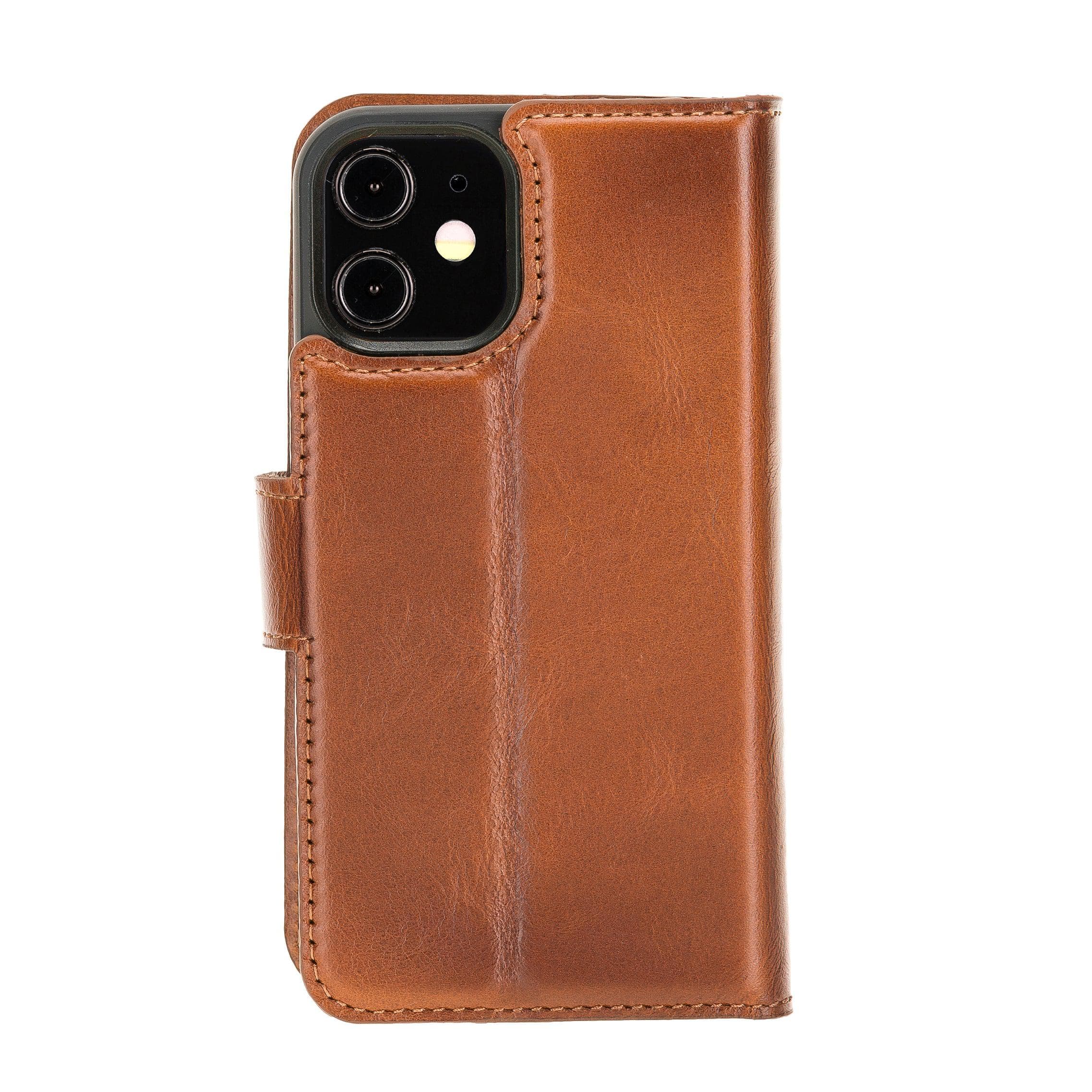 Magic iPhone 12 Series Detachable Leather Wallet Cases - MW