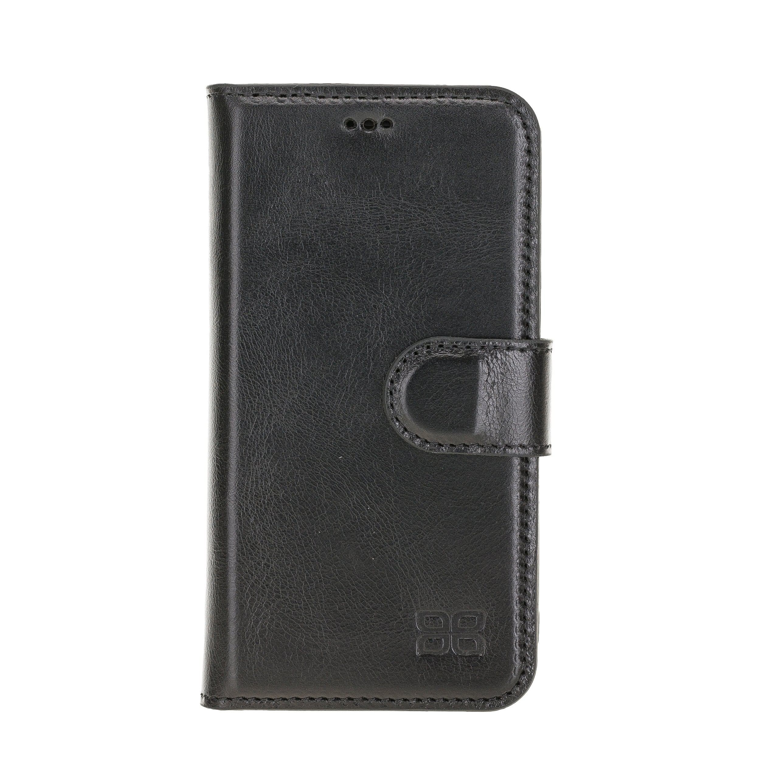 Magic iPhone 12 Series Detachable Leather Wallet Cases - MW