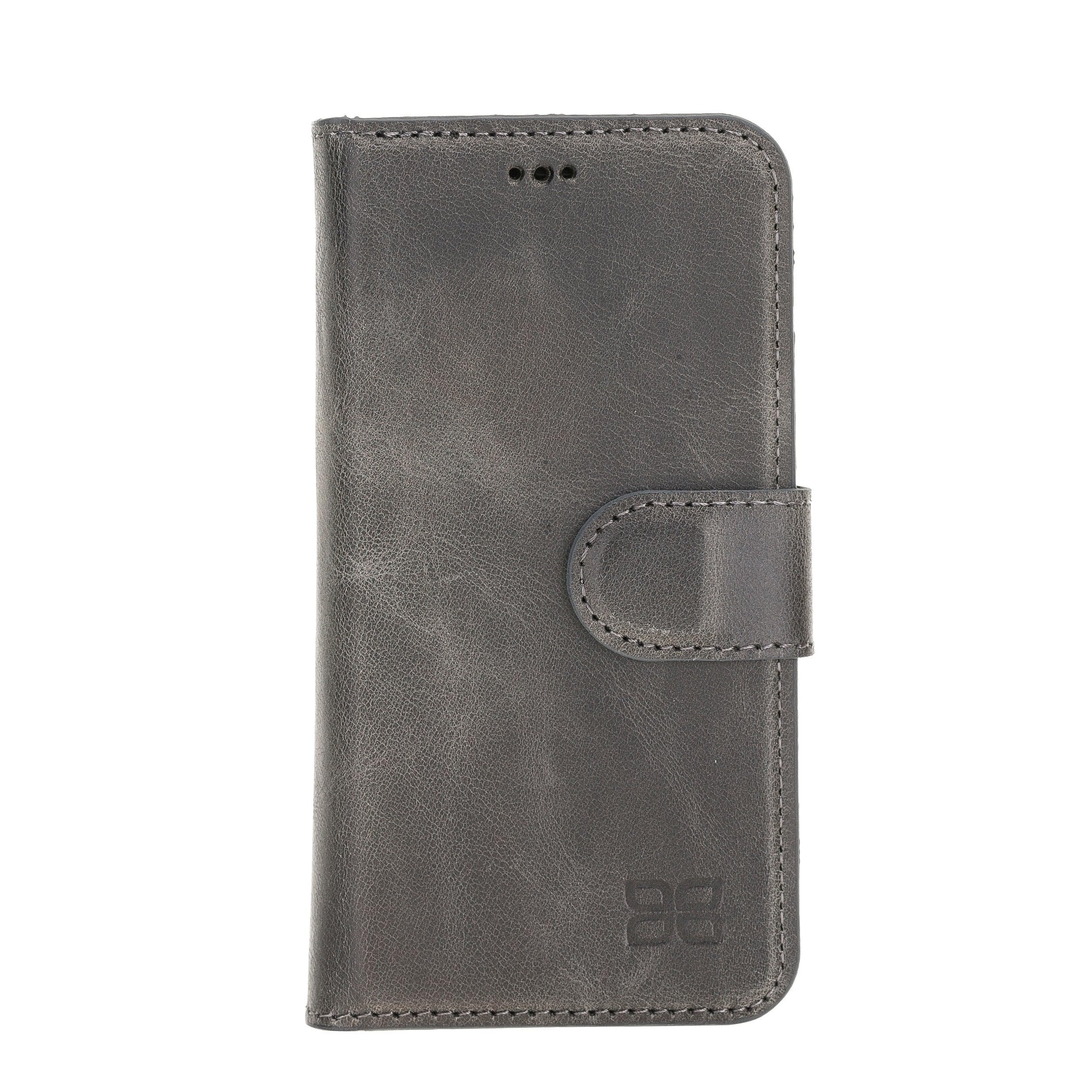 Magic iPhone 12 Series Detachable Leather Wallet Cases - MW