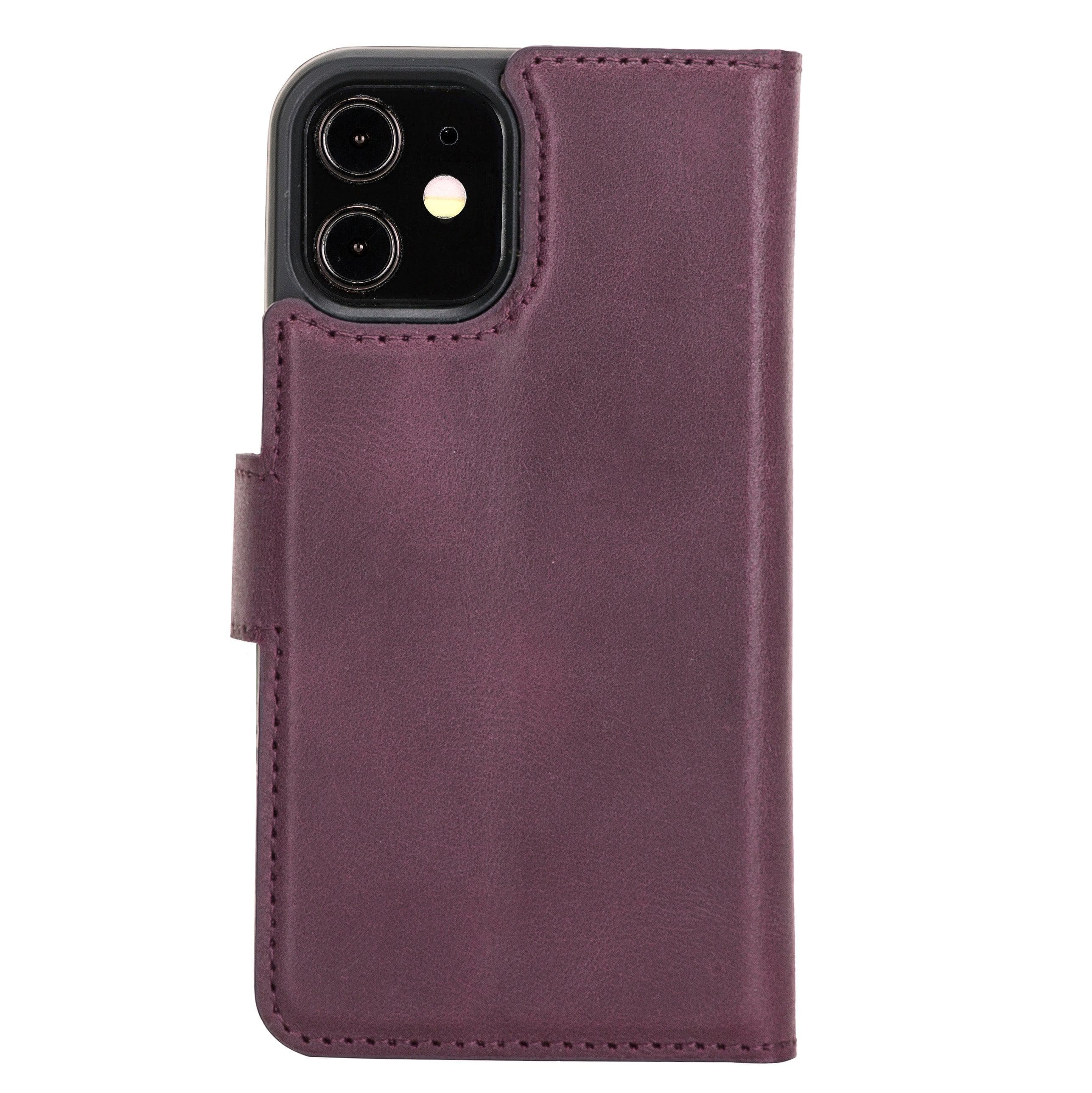 Magic iPhone 12 Series Detachable Leather Wallet Cases - MW