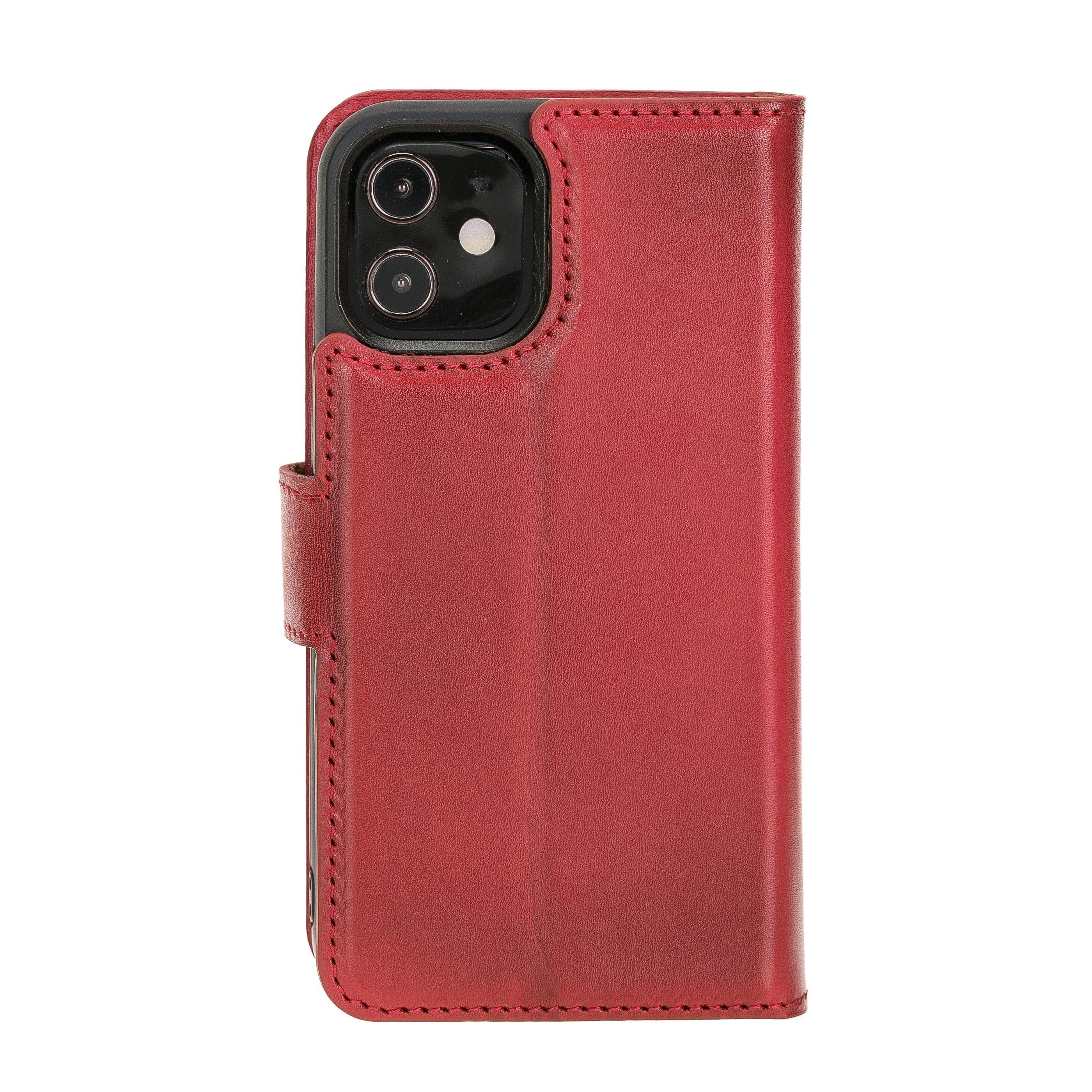 Magic iPhone 12 Series Detachable Leather Wallet Cases - MW