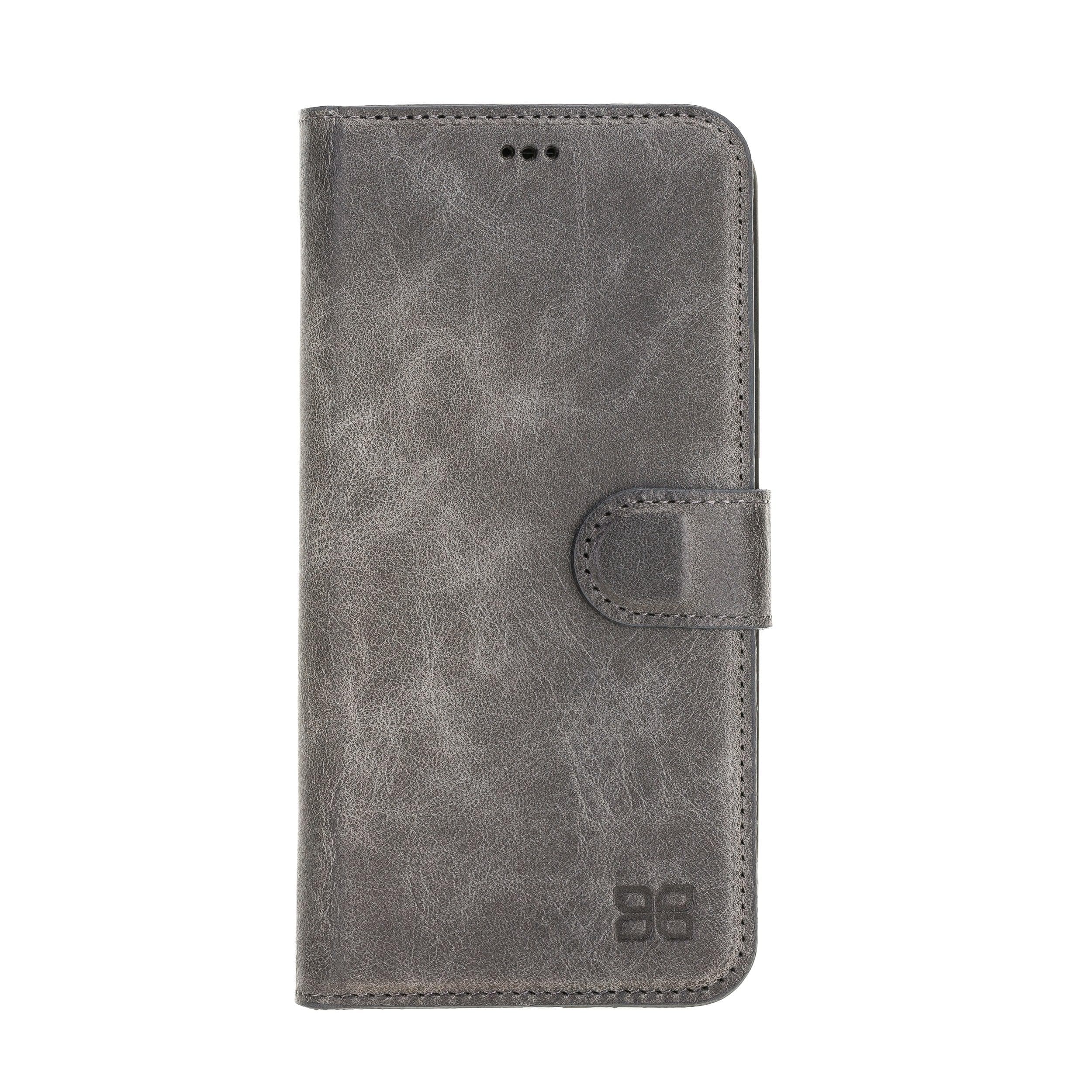 Magic iPhone 12 Series Detachable Leather Wallet Cases - MW