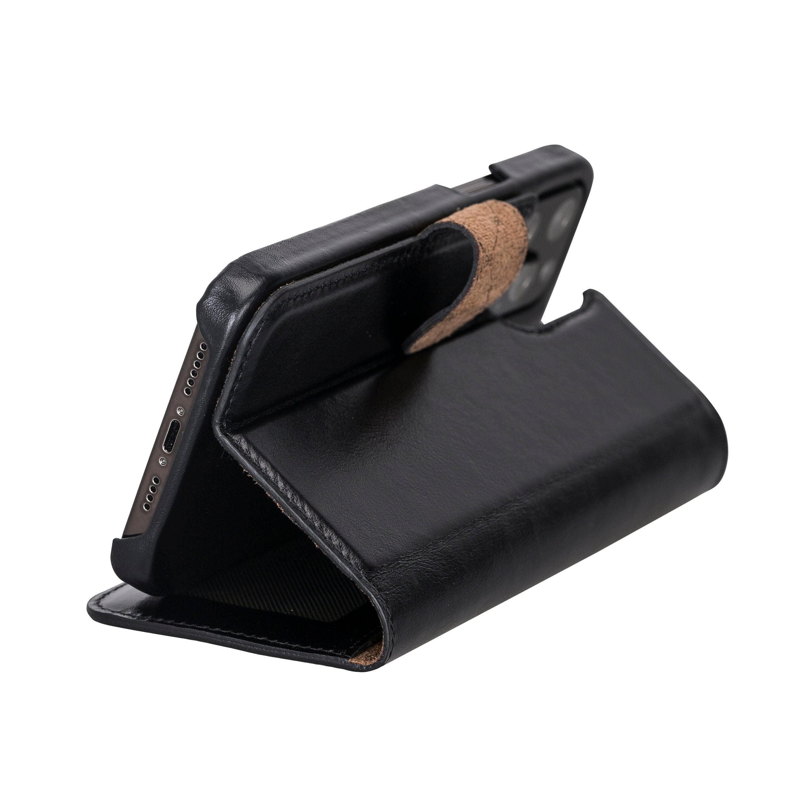 F360 Magic Wallet iPhone 12 Series Genuine Leather Detachable Wallet Case - F360MW