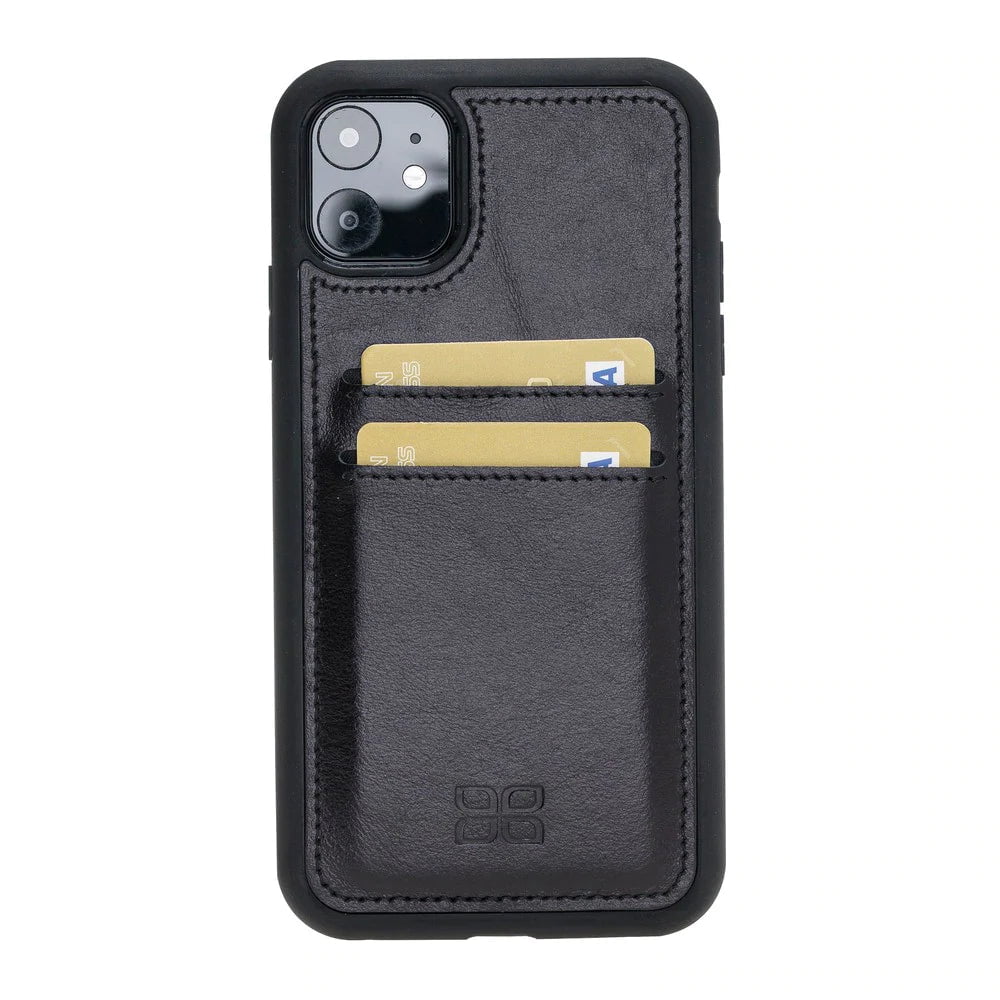 Flex Cover Card Holder iPhone 11 Series Genuine Leather Back Cover / FXC CCP