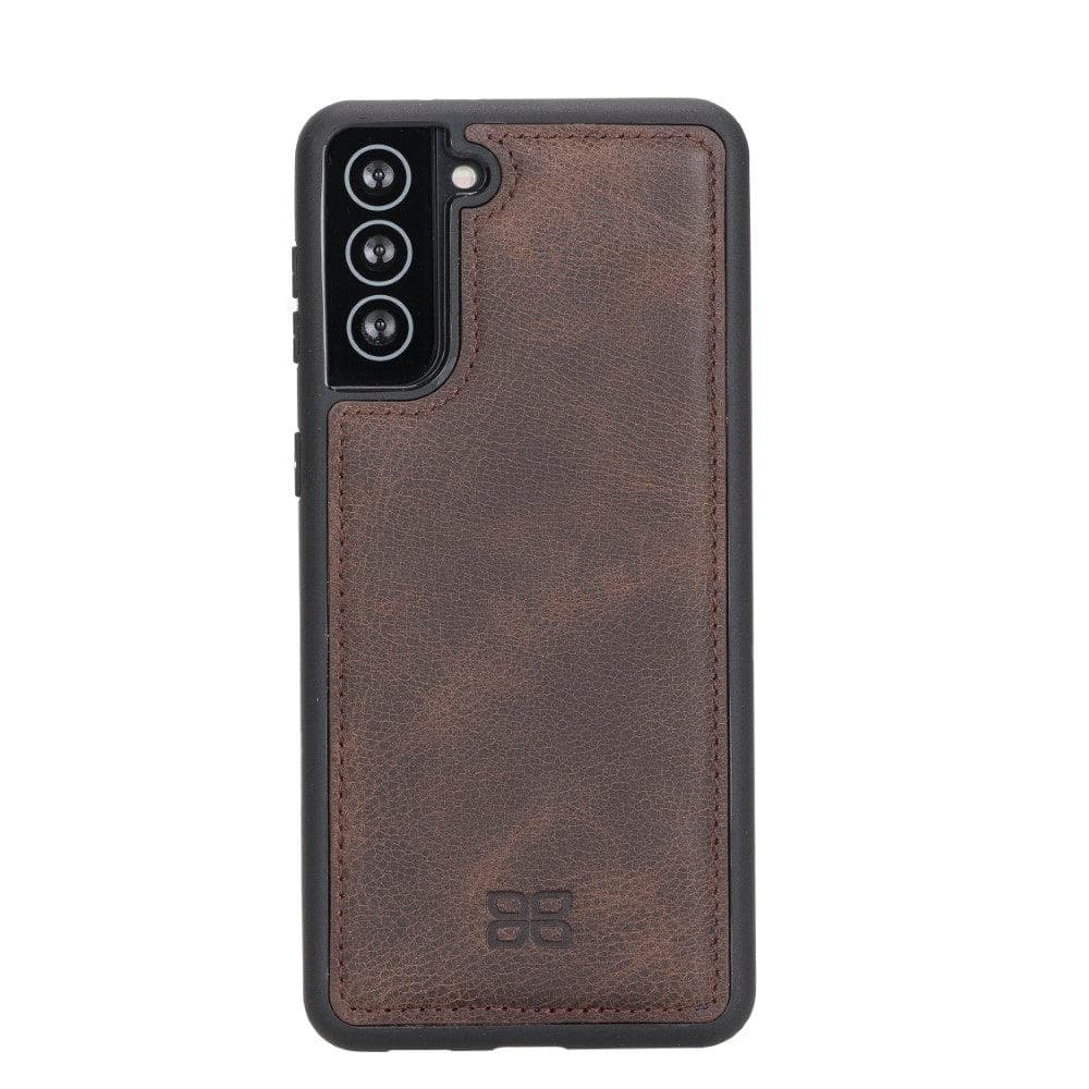 Flex Cover Samsung Galaxy S21 Series Genuine Leather Back Cover / FXC