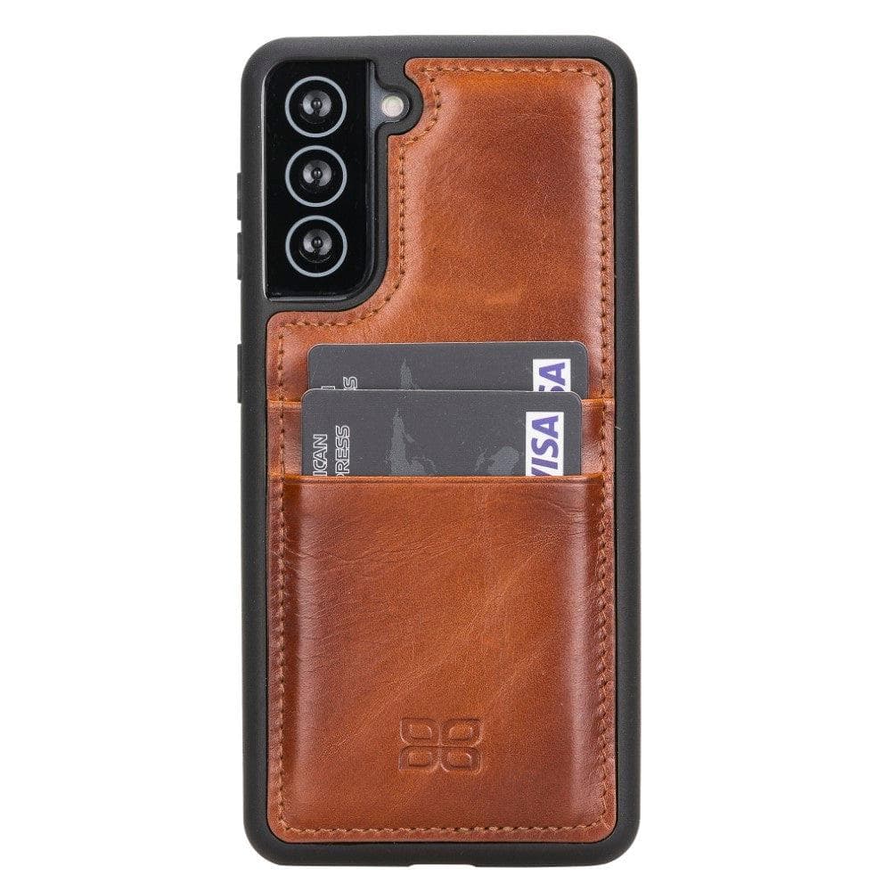 Flex Cover Card Holder Samsung Galaxy S21 Series Genuine Leather Back Cover / FXC CCP