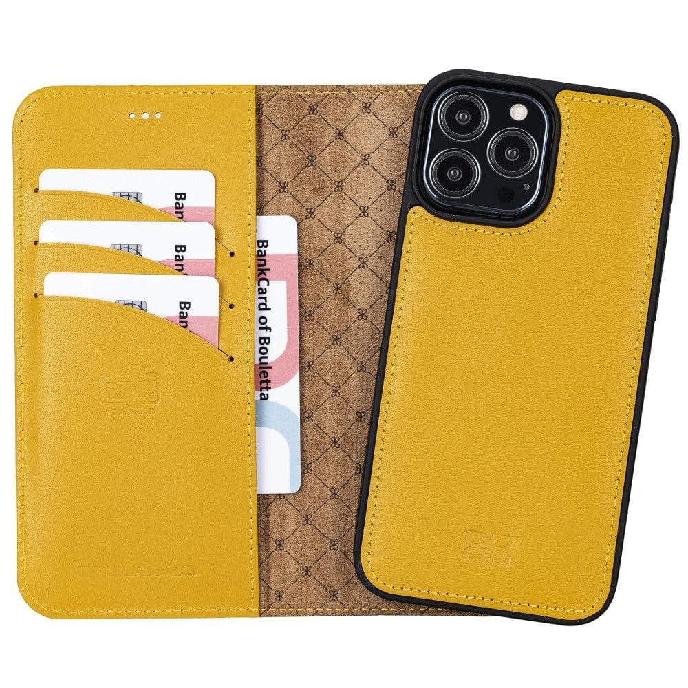 Magic iPhone 13 Series Detachable Colorful Leather Wallet Cases - MW